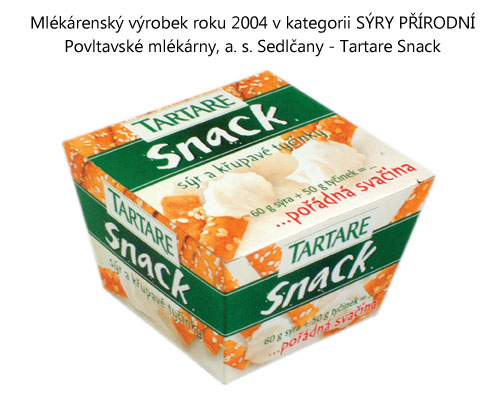 Tartare snack - Přírodní sýr roku 2004