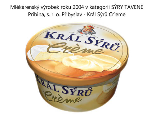 Král sýrů - Tavený sýr roku 2004