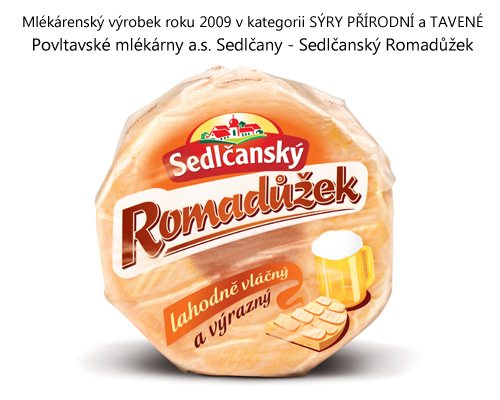Sedlčanský Romadůžek - Přírodní a tavený sýr roku 2008