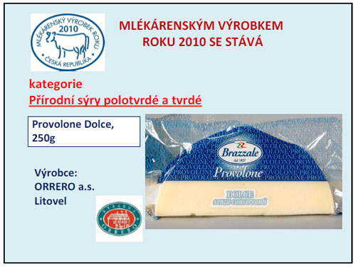 Přírodní sýry polotvrdé a tvrdé - Provolone Dolce, 250g