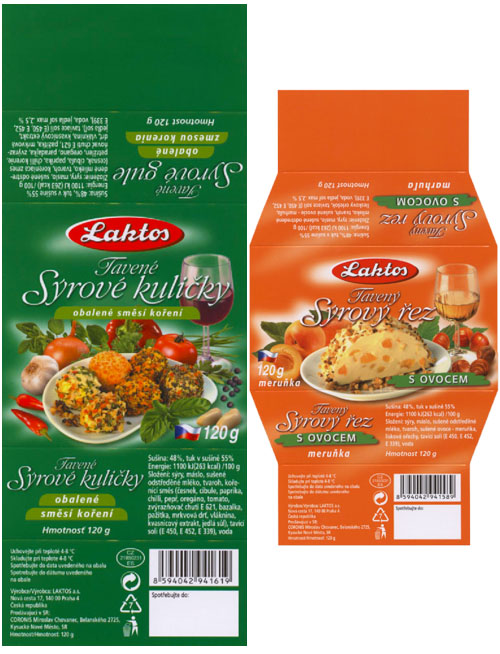 Nové sýrové etikety společnosti Laktos