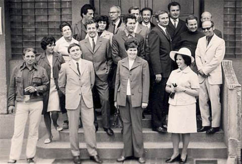 Absolventi mlékařské školy z roku 1961 po deseti letech