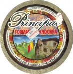 Andorra - sýrová etiketa - cheese label