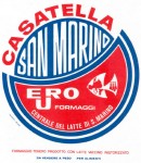 Sýrová etiketa - cheese label - San Marino