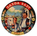 Maďarsko - sýrová etiketa - cheese label