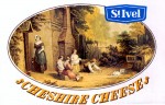 Sýrová etiketa - cheese label - Velká Británie