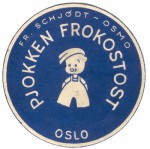Norsko - sýrová etiketa - cheese label
