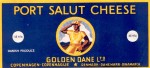 Dánsko - sýrová etiketa - cheese label