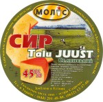 Estonsko - sýrová etiketa - cheese label