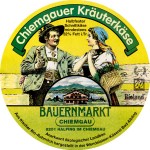 Sýrová etiketa - cheese label - Německo