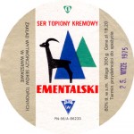 Sýrová etiketa - cheese label - Polsko