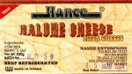 Srov etiketa - cheese label - Ghana