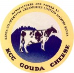 Keňa - sýrová etiketa - cheese label