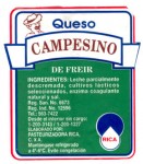 Dominikánská republika - sýrová etiketa - cheese label