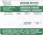 New Foudland - sýrová etiketa - cheese label