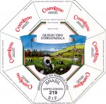 Brazílie - sýrová etiketa - cheese label