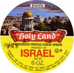 Sýrová etiketa - cheese label - Izrael