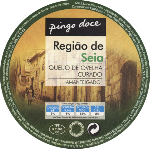sýrová etiketa Portugalsko