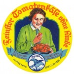 Slovensko - sýrová etiketa - cheese label