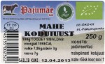 Estonsko - srov etiketa - cheese label