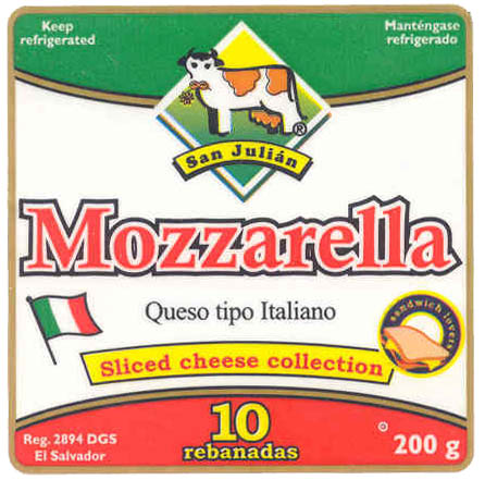 Sýrové etikety Salvador