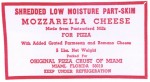 Florida - sýrová etiketa - cheese label