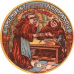 Francie - srov etiketa - cheese label