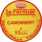Alžírsko - sýrová etiketa - cheese label
