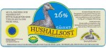 Sýrová etiketa - cheese label - Švédsko