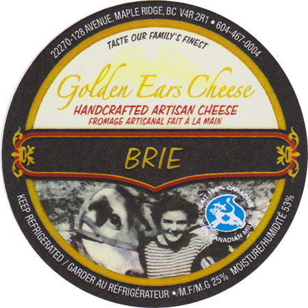 Cheese label Canada