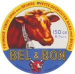 Sýrová etiketa - cheese label - Belgie