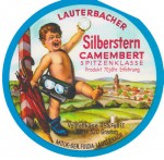 Sýrová etiketa - cheese label - Německo