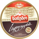 Gruzie - sýrová etiketa - cheese label