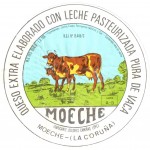 panlsko - srov etiketa - cheese label