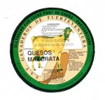 Sýrová etiketa - cheese label - Španělsko
