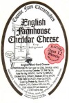 Sýrová etiketa - cheese label - Velká Británie
