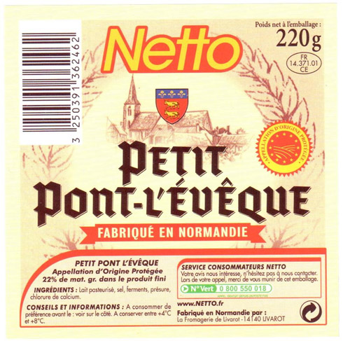 Cheese Petit Pont Lveque Netto