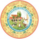 Nizozemsko - sýrová etiketa - cheese label