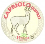 Sýrová etiketa - cheese label - Itálie