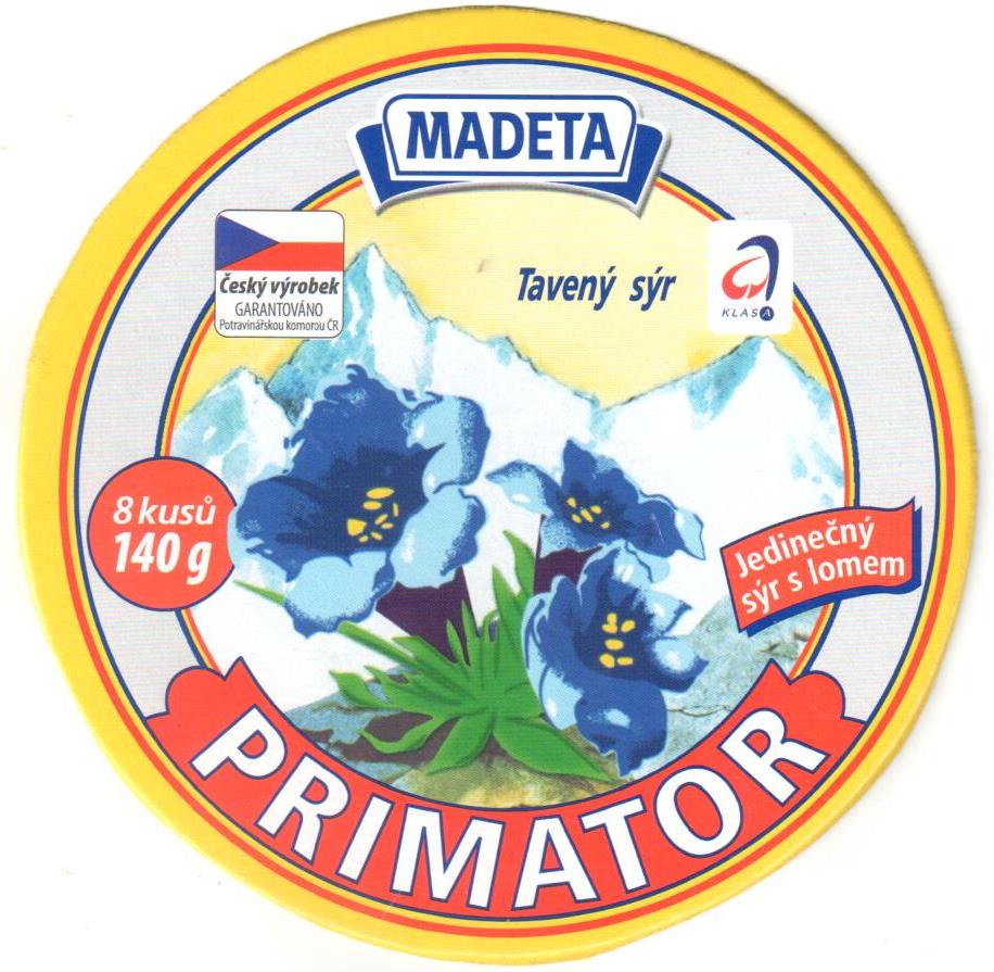 Cheese label ¨Madeta