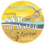 Srov etiketa - cheese label - esk republika