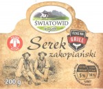 Polsko - srov etiketa - cheese label