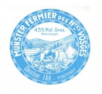 Francie - srov etiketa - cheese label