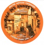 Francie - s�rov� etiketa - cheese label